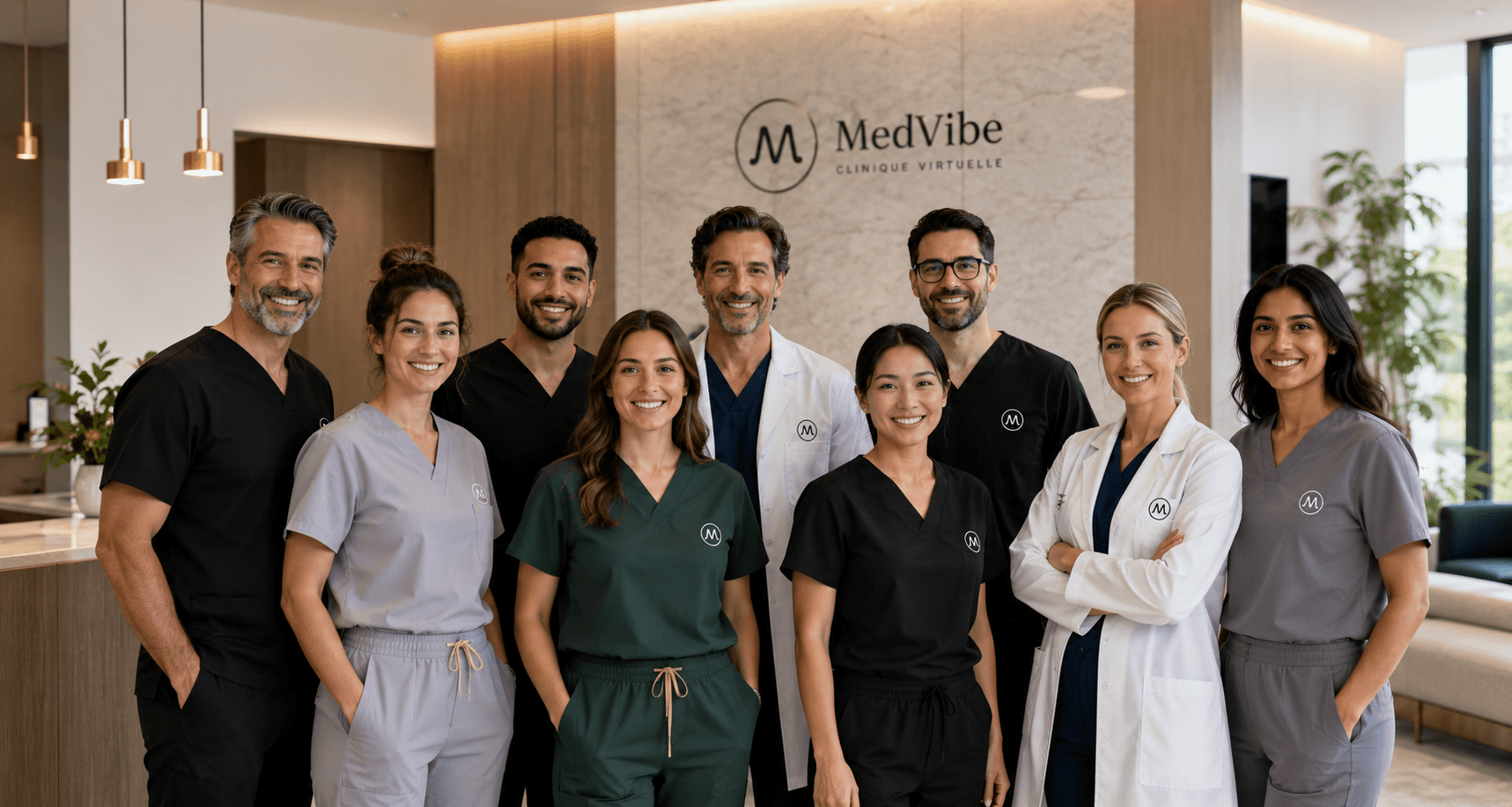 The MedVibe team — Canadian clinicians and builders